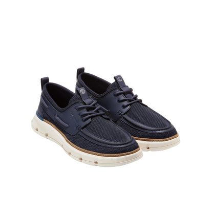 Navy-Sodalite Blue-Ivory - Front - Cole Haan Mens 4.ZeroGrand Regatta Trainers