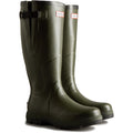 Dark Olive - Front - Hunter Mens Balmoral Adjustable Wellington Boots