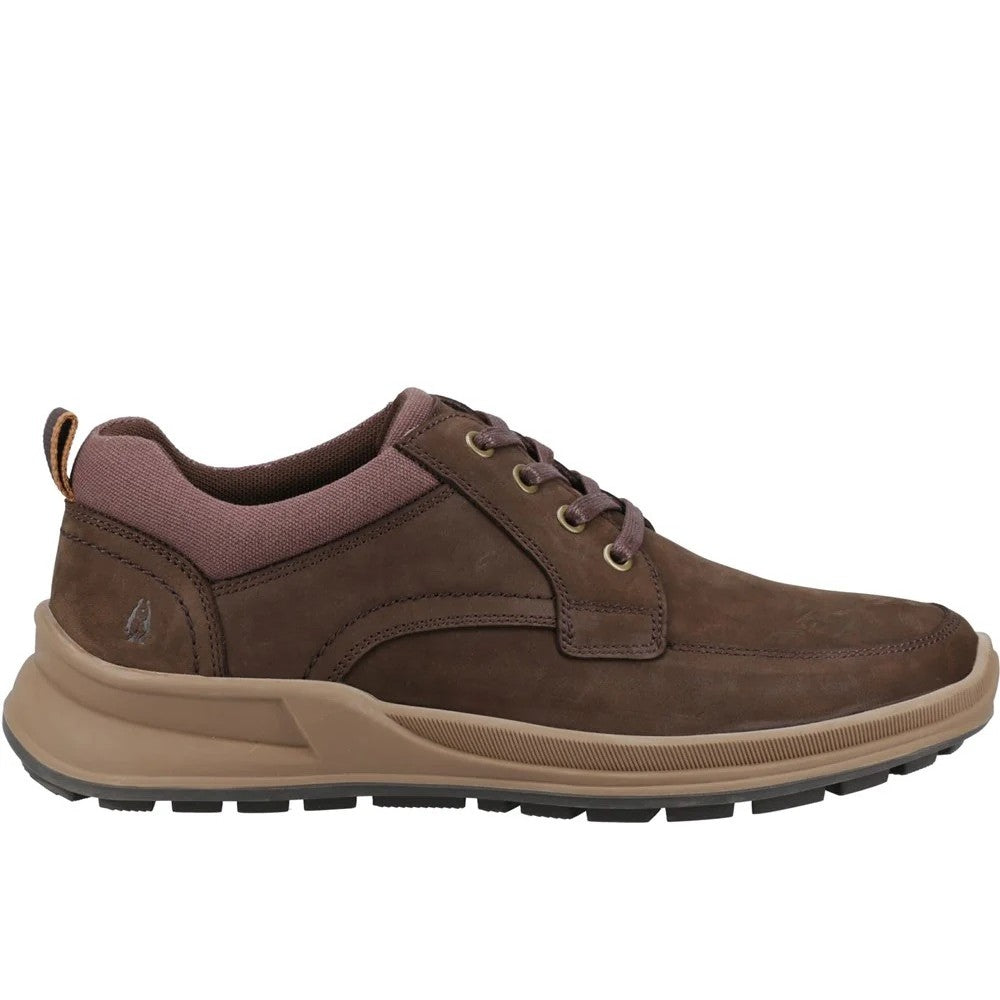 Brown - Lifestyle - Hush Puppies Mens Adam Nubuck Lace Up Trainers