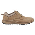 Taupe - Lifestyle - Hush Puppies Mens Adam Nubuck Lace Up Trainers