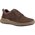 Brown - Front - Hush Puppies Mens Adam Nubuck Lace Up Trainers