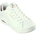 White - Front - Skechers Womens-Ladies Uno Court Courted Air Trainers