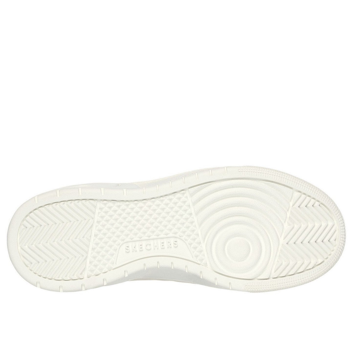 White - Back - Skechers Womens-Ladies Uno Court Courted Air Trainers