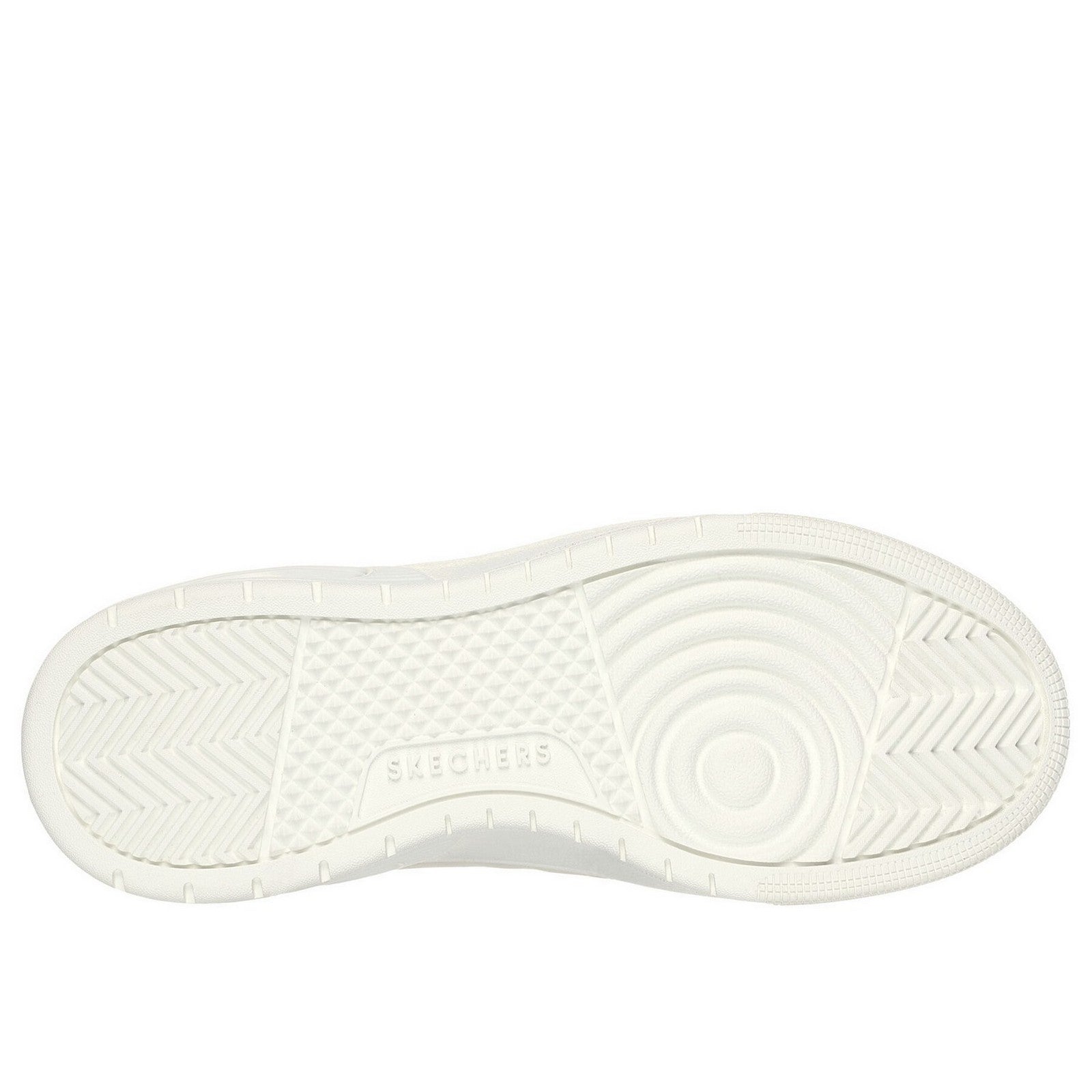 White - Back - Skechers Womens-Ladies Uno Court Courted Air Trainers