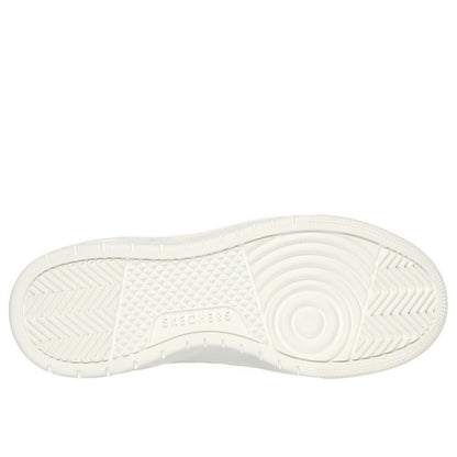 White - Back - Skechers Womens-Ladies Uno Court Courted Air Trainers