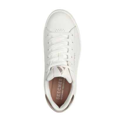 White - Pack Shot - Skechers Womens-Ladies Uno Court Courted Air Trainers