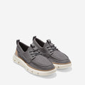 Grey - Front - Cole Haan Mens 4.ZeroGrand Regatta Boat Shoes