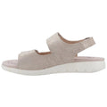 Taupe - Lifestyle - Fleet & Foster Womens-Ladies Begonia Leather Sandals