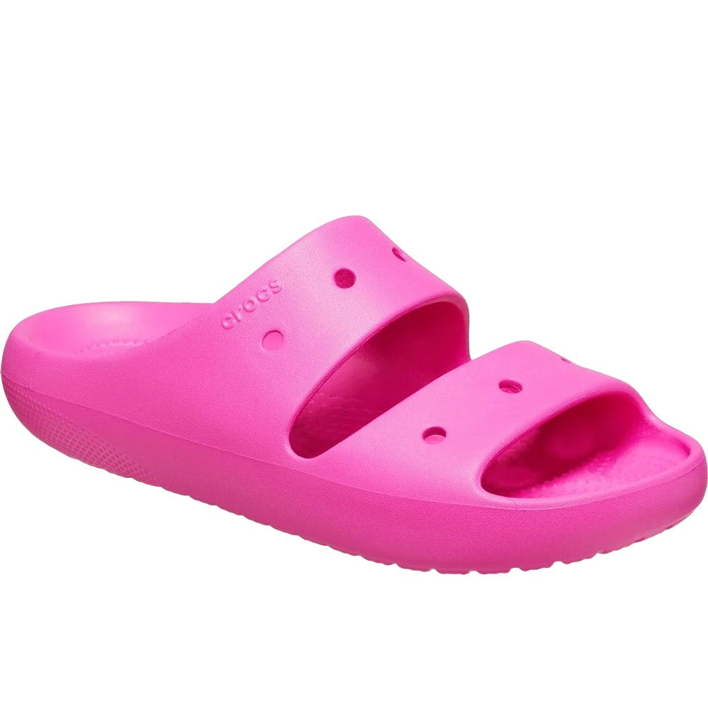 Pink - Front - Crocs Unisex Adult Classic Sandals