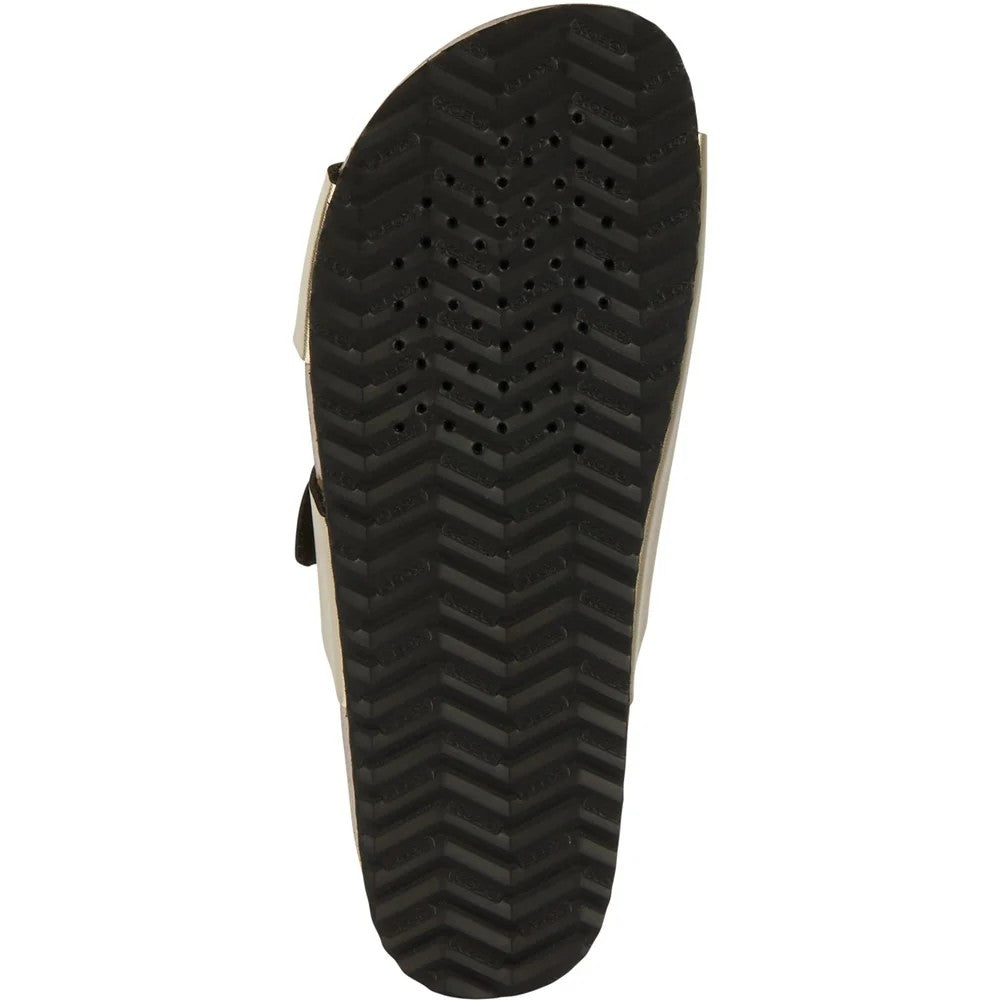 Light Gold - Side - Geox Womens-Ladies Brionia Nubuck Sandals