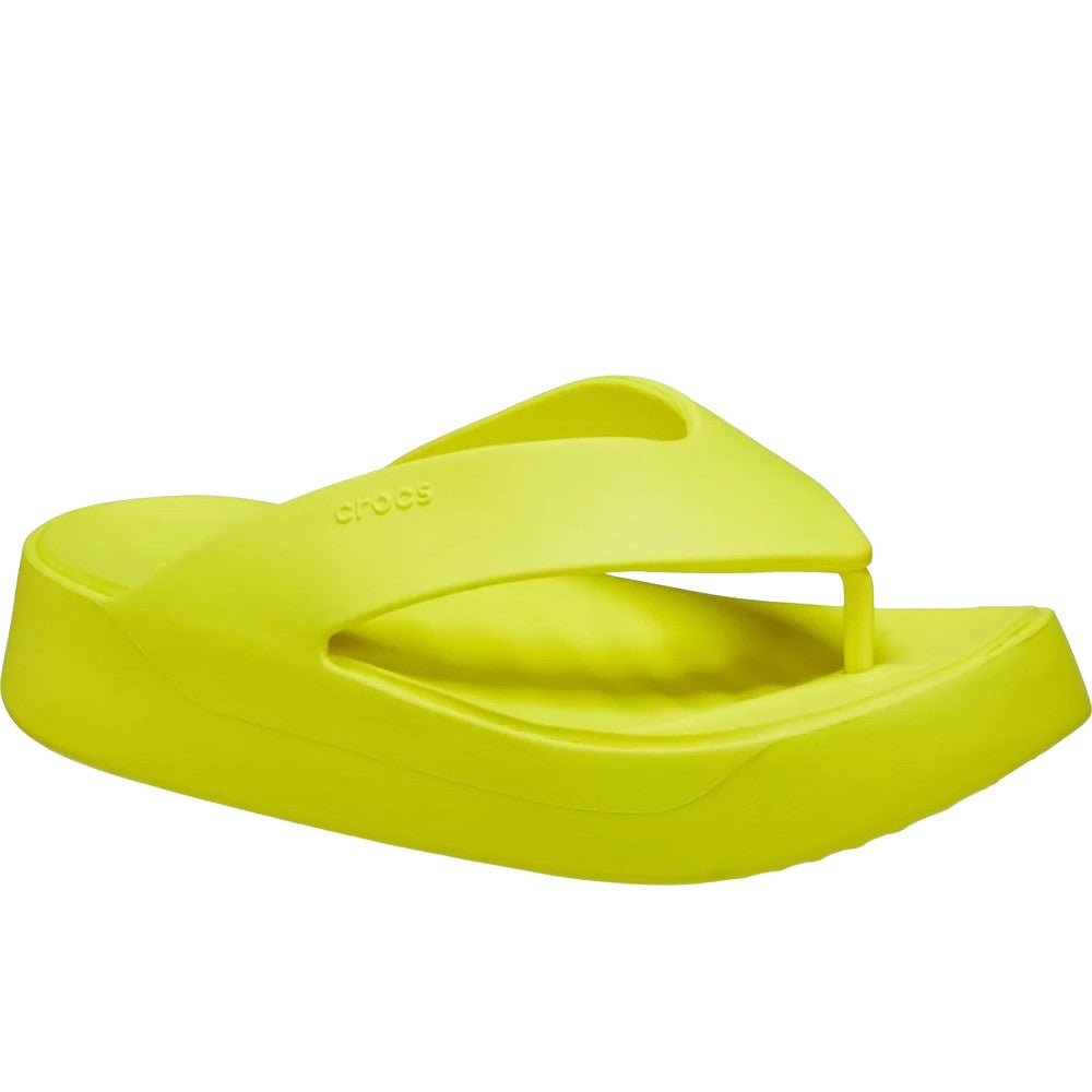 Acidity - Front - Crocs Womens-Ladies Getaway Platform Flip Flops
