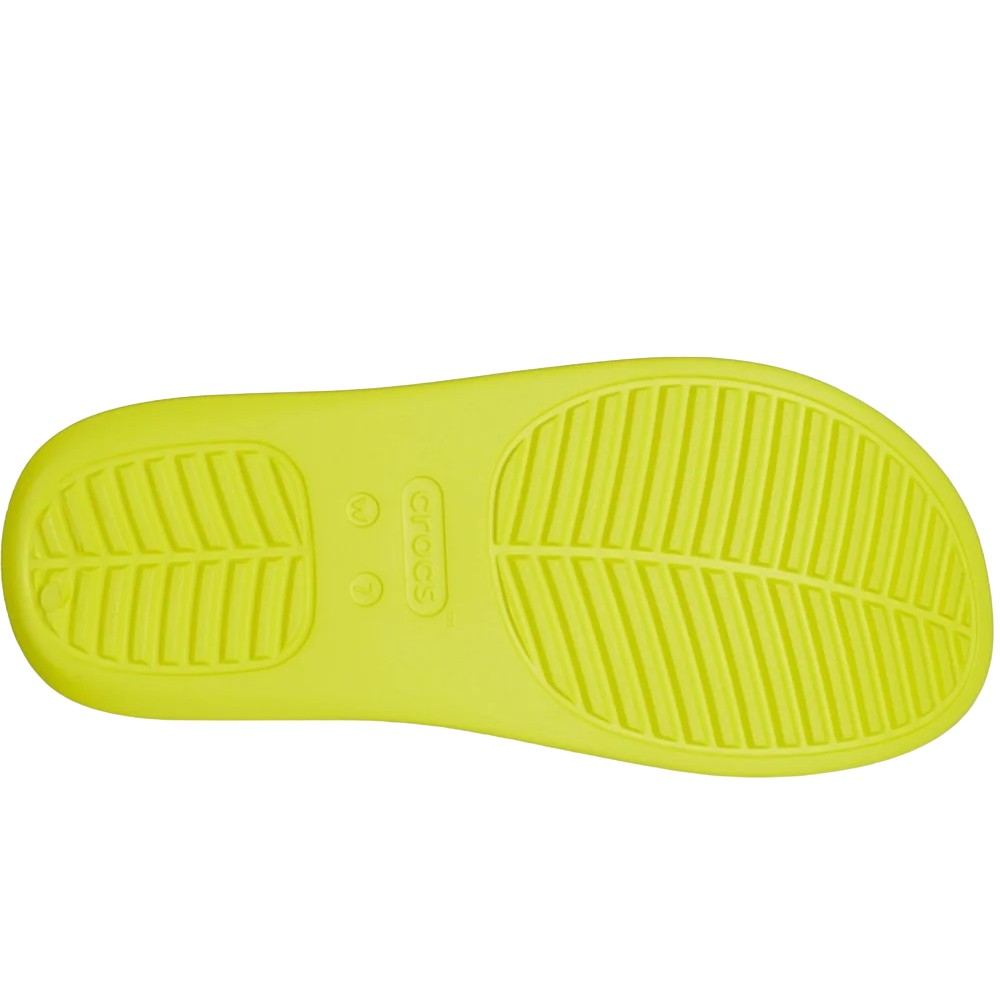 Acidity - Side - Crocs Womens-Ladies Getaway Platform Flip Flops