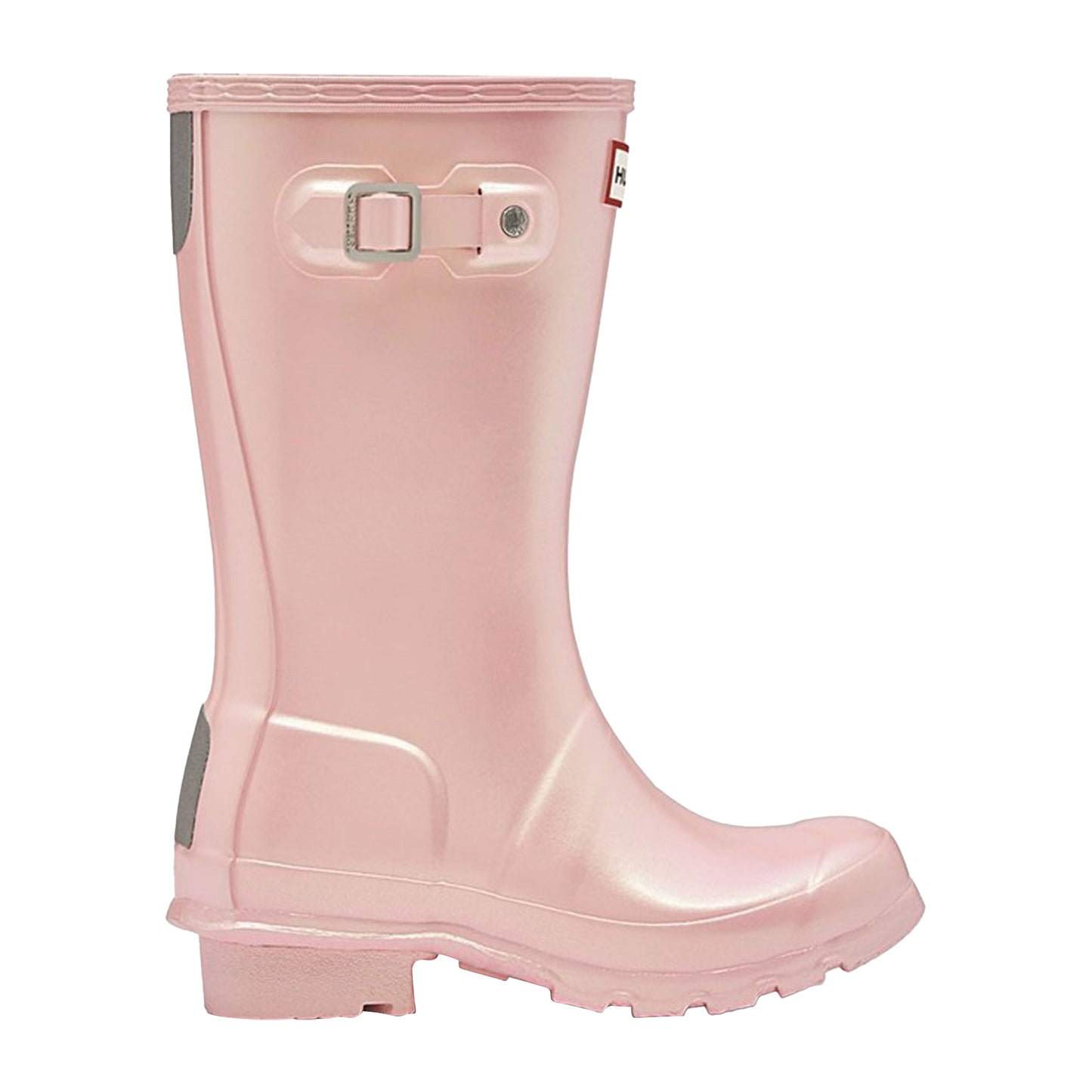 Bella - Side - Hunter Childrens-Kids Original Pearlised Wellington Boots