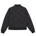 Black - Back - Dickies Womens-Ladies Quilted Bomber Jacket