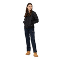 Black - Pack Shot - Dickies Womens-Ladies Quilted Bomber Jacket