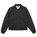 Black - Front - Dickies Womens-Ladies Quilted Bomber Jacket
