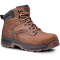 Brown - Front - Timberland Pro Mens Titan Leather Safety Boots