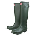 Hunter Green - Pack Shot - Hunter Womens-Ladies Original Tall Wellington Boots