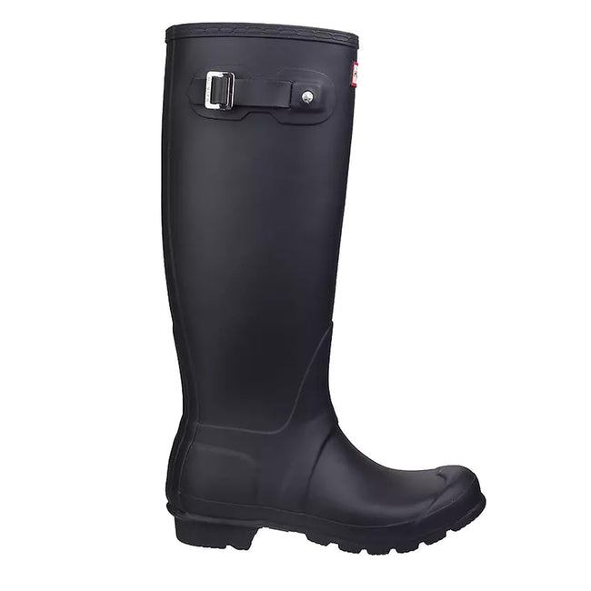 Black - Back - Hunter Womens-Ladies Original Tall Wellington Boots