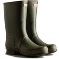 Dark Olive-Clay - Front - Hunter Mens Gardener Waterproof Wellington Boots