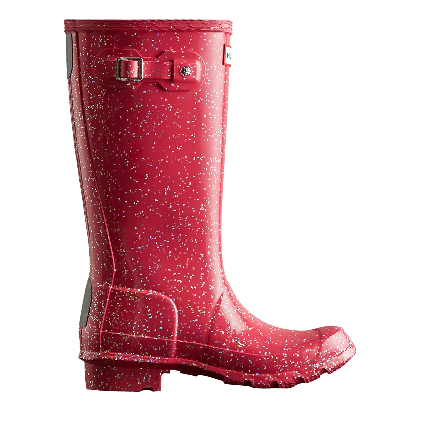 Thrift - Back - Hunter Childrens-Kids Glitter Wellington Boots