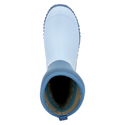 Blue - Close up - Muck Boots Womens-Ladies Muckster II Mid Cut Wellington Boots