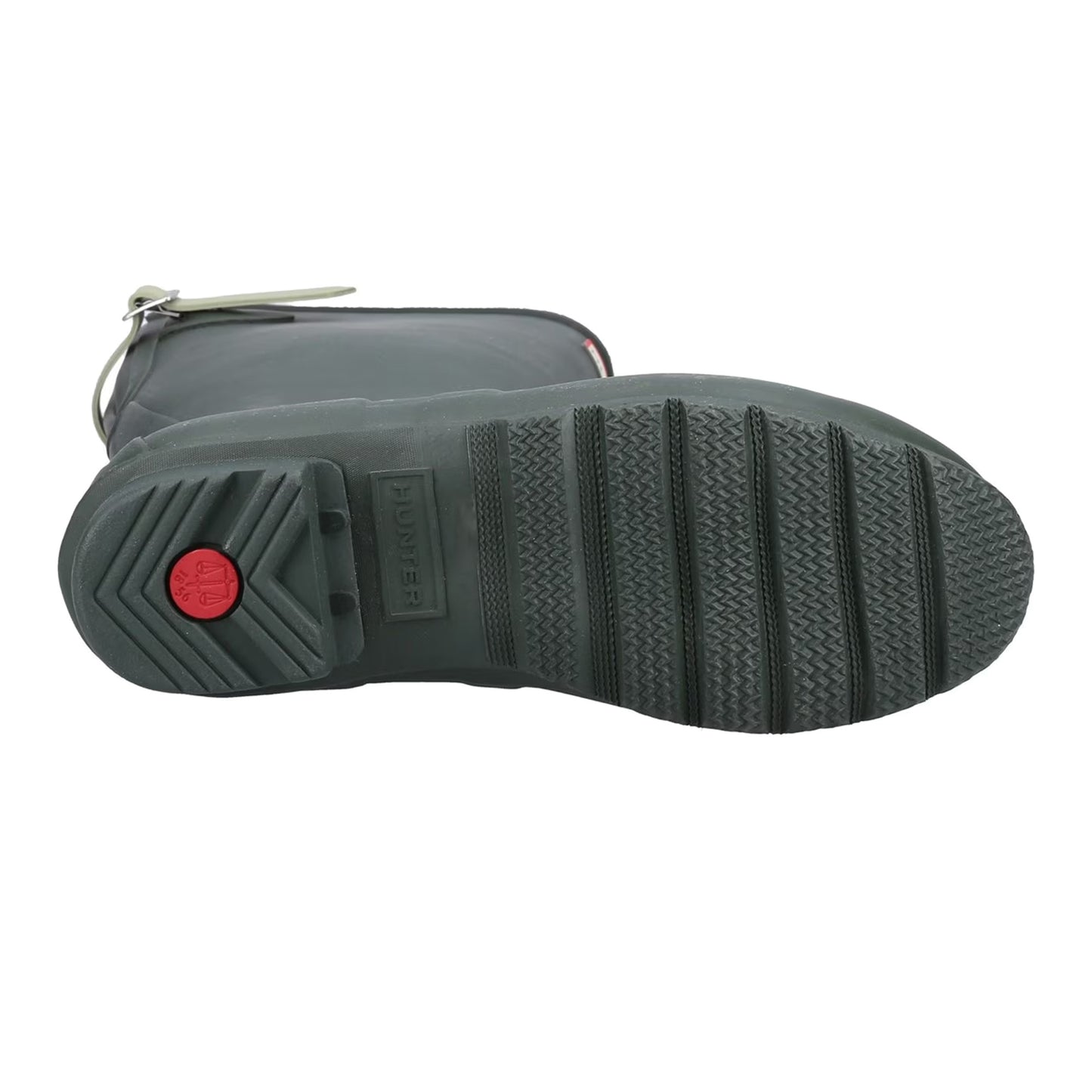 Green - Side - Hunter Womens-Ladies Original Tall Wellington Boots