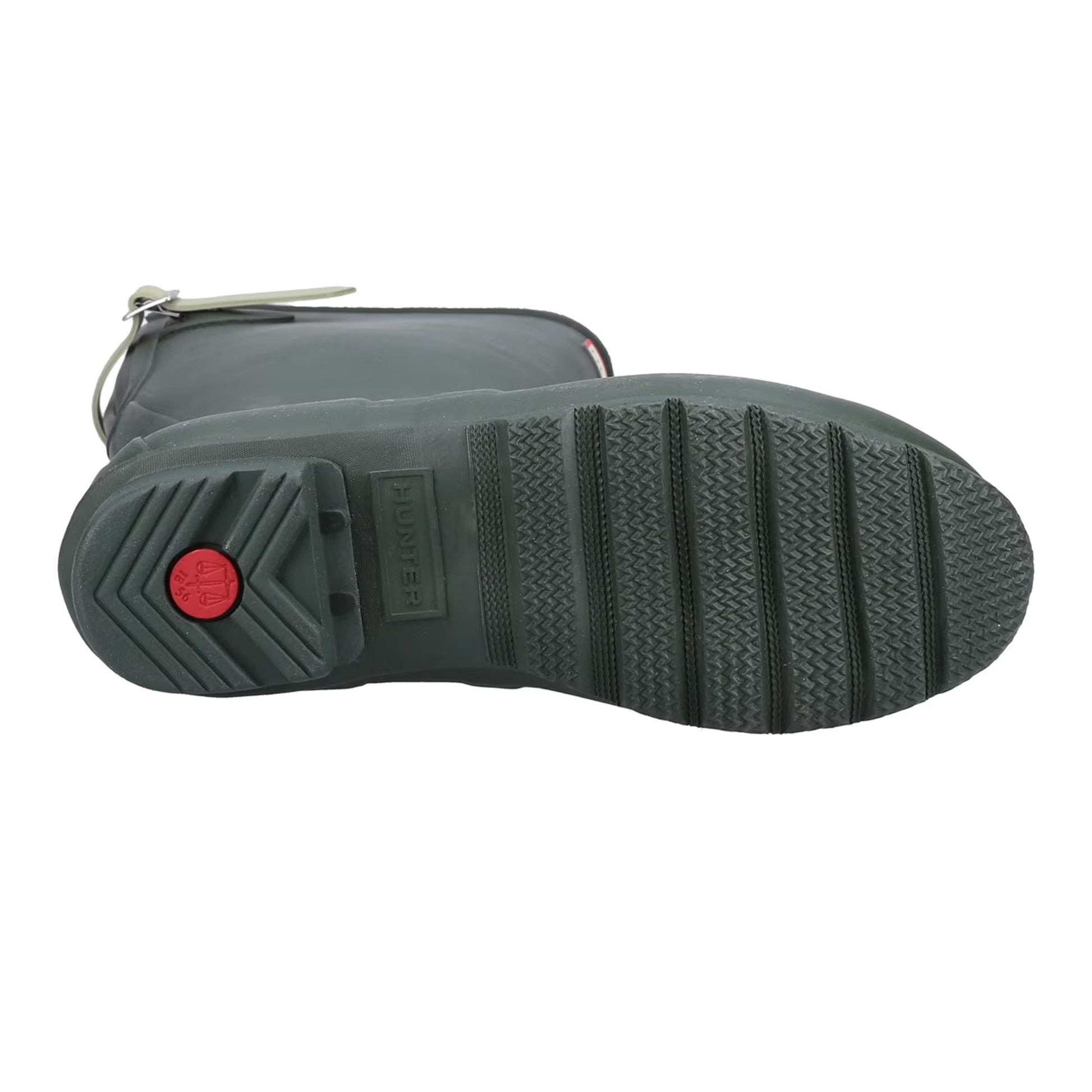 Green - Side - Hunter Womens-Ladies Original Tall Wellington Boots