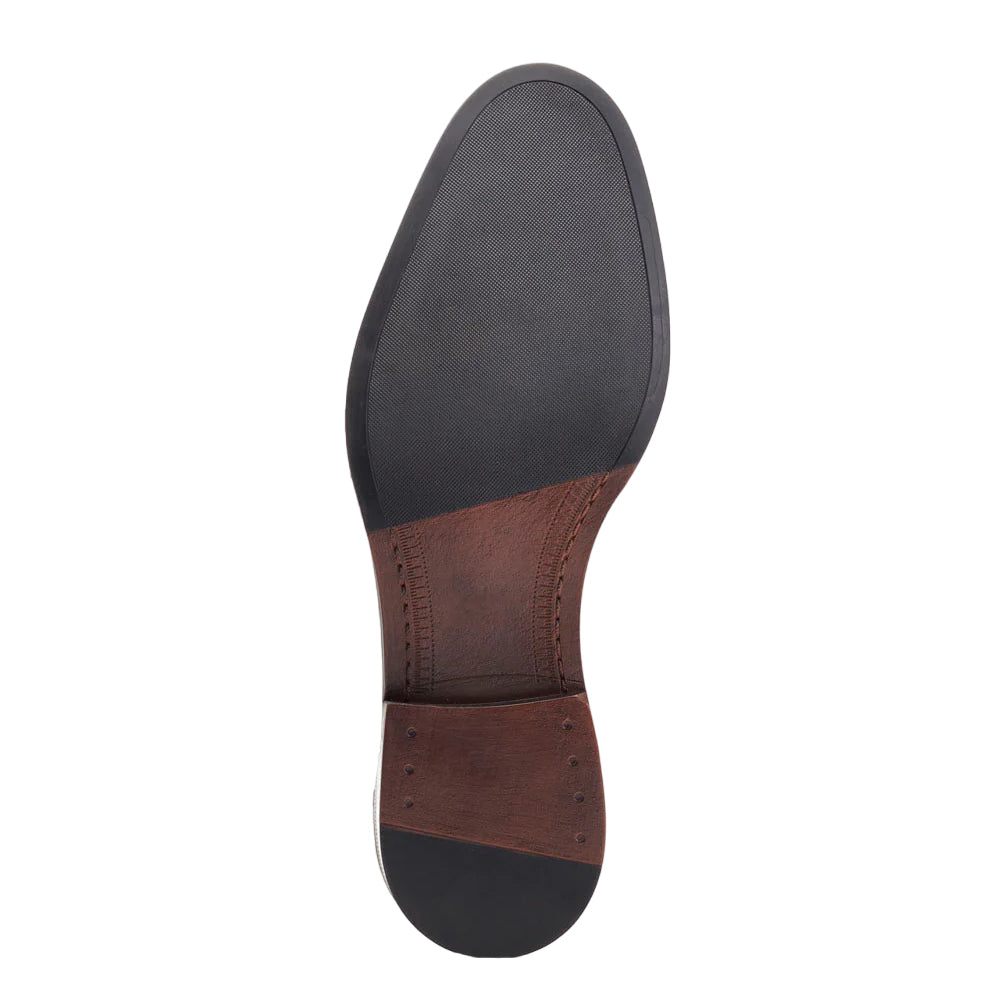 Burnt Tan - Side - Base London Mens Kennedy Leather Loafers