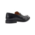 Black - Back - Base London Mens Kennedy Leather Loafers