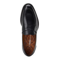 Black - Pack Shot - Base London Mens Kennedy Leather Loafers