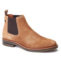 Ginger - Front - Base London Mens Portland Leather Chelsea Boots