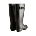 Black - Back - Hunter Womens-Ladies Wide Leg Wellington Boots