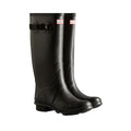 Black - Front - Hunter Womens-Ladies Wide Leg Wellington Boots