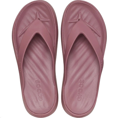 Cassis - Side - Crocs Womens-Ladies Getaway Flip Flops