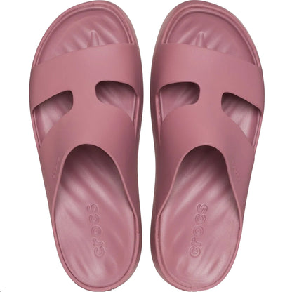 Cassis - Side - Crocs Womens-Ladies Platform H-Strap Mules