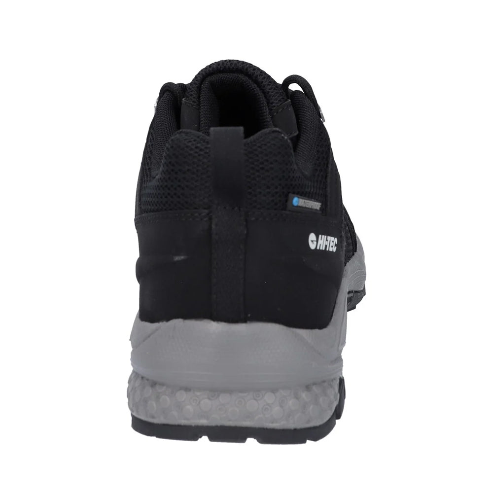 Black - Back - Hi-Tec Mens Saunter Waterproof Hiking Boots
