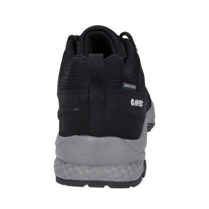 Black - Back - Hi-Tec Mens Saunter Waterproof Hiking Boots