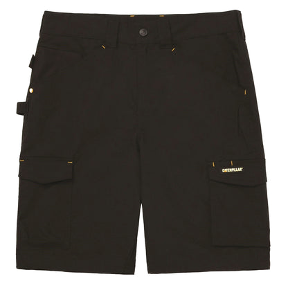 Black - Front - Caterpillar Mens Nexus Stretch Shorts