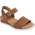 Chestnut - Front - Skechers Womens-Ladies Desert Kiss Serendipitous Sandals