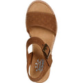 Chestnut - Back - Skechers Womens-Ladies Desert Kiss Serendipitous Sandals