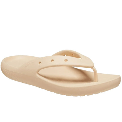 Shitake - Front - Crocs Unisex Adult Classic Flip Flops