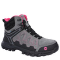Charcoal-Grey-Dark Blue - Front - Hi-Tec Mens V-Lite Explorer Suede V-Lite Waterproof Hiking Boots