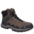 Brown-Lilac - Front - Hi-Tec Mens V-Lite Explorer Suede V-Lite Waterproof Hiking Boots