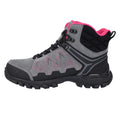 Grey-Fuchsia - Side - Hi-Tec Mens V-Lite Explorer Suede V-Lite Waterproof Hiking Boots