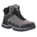Charcoal-Grey-Dark Blue - Front - Hi-Tec Mens V-Lite Explorer Suede V-Lite Waterproof Hiking Boots