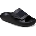 Black - Front - Crocs Unisex Adult Mellow Luxe Sliders
