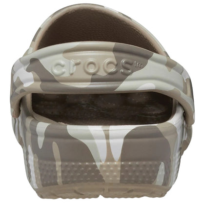 Mushroom - Back - Crocs Childrens-Kids Classic Clogs