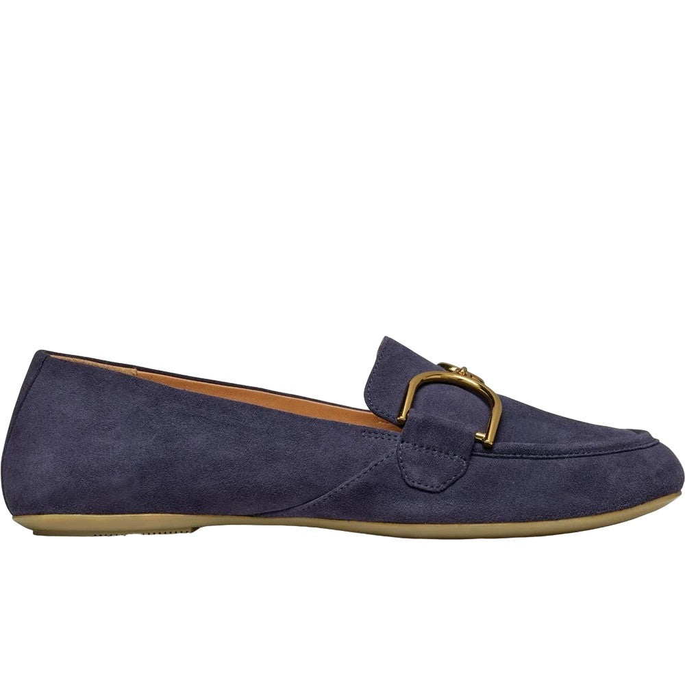 Navy - Lifestyle - Geox Womens-Ladies Palmaria Suede Loafers