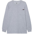 Charcoal - Front - Dickies Mens Luray Pocket Long-Sleeved T-Shirt